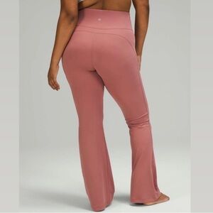 Lululemon Groove Pant Flare Super High-Rise Spiced Chai Pink